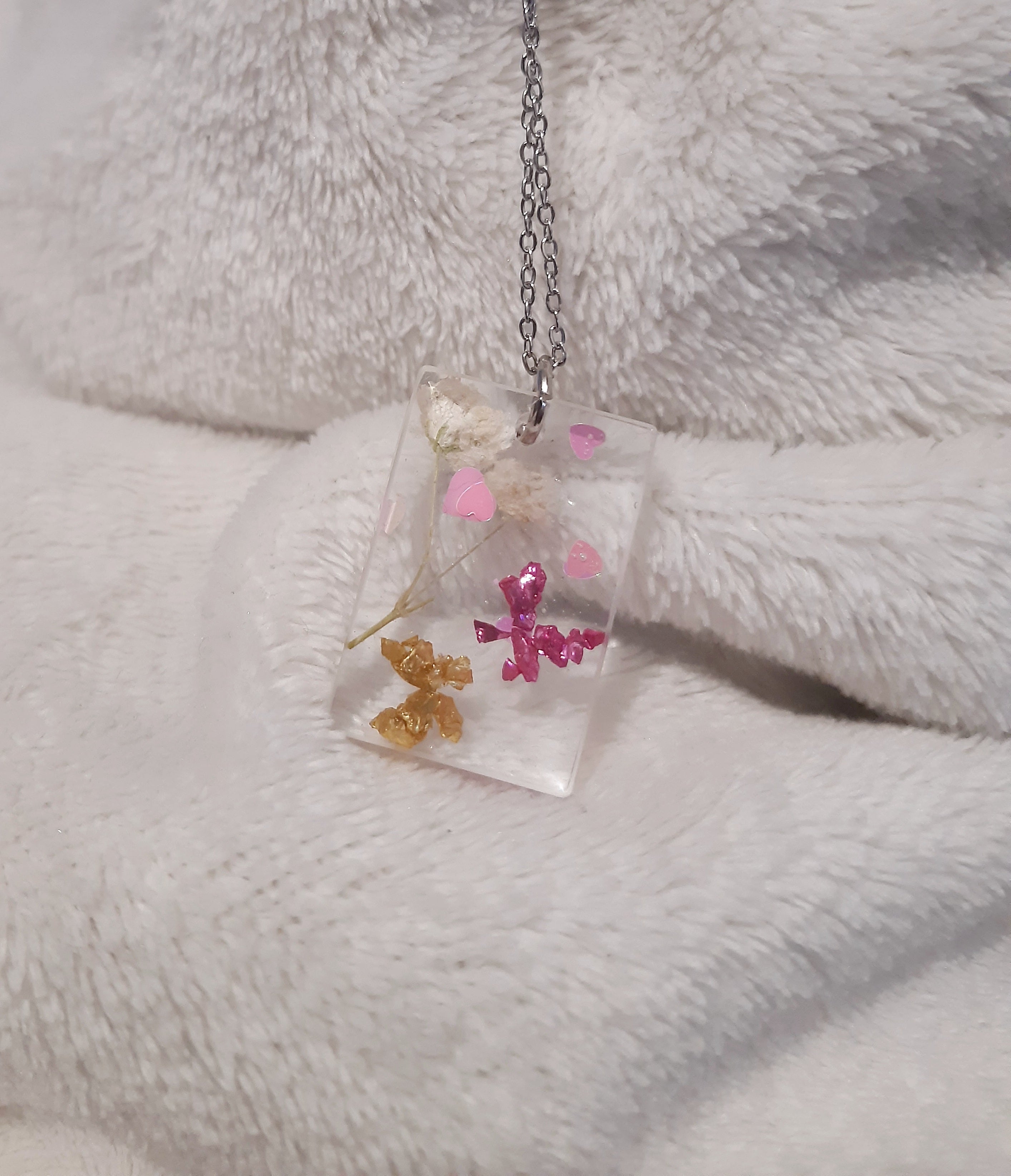 Necklace with butterflies
